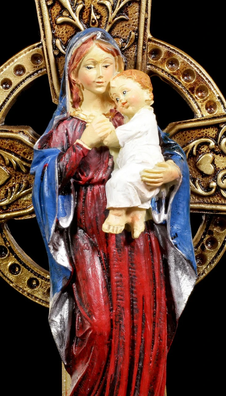 Weihwasserspender - Madonna Mit Jesus Kind 8 Weihwasserspender - Madonna Mit Jesus Kind – Bild 6