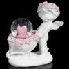 Weiße Cherub Figur Mit Schneekugel 2 Weiße Cherub Figur Mit Schneekugel -Figurenmodell Geschäft Weisse Engel Figur Mit Schneekugel 1280x1280