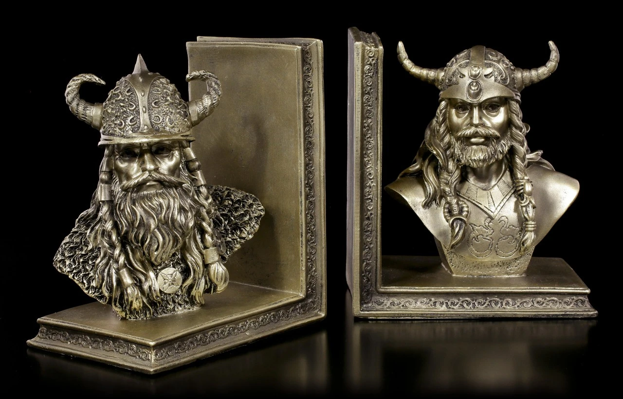 Wikinger Buchstützen 5 Wikinger Buchstützen – Bild 3