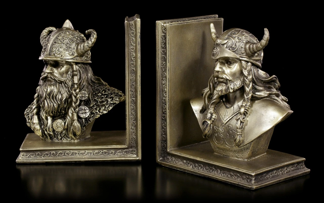 Wikinger Buchstützen 6 Wikinger Buchstützen – Bild 4