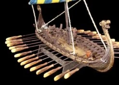 Wikinger Schiff - Drakkar - Blaues Segel -Figurenmodell Geschäft Wikinger Schiff Drakkar 6 1280x1280