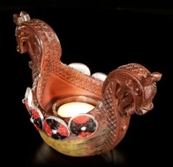 Wikinger Schiff Teelichthalter -Figurenmodell Geschäft Wikinger Schiff Teelichthalter 2 1280x1280