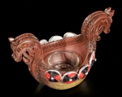 Wikinger Schiff Teelichthalter -Figurenmodell Geschäft Wikinger Schiff Teelichthalter 3 1280x1280