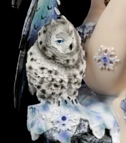 Winter Elfen Figur - Ciana Mit Schnee Eule -Figurenmodell Geschäft Winter Elfen Figur Ciana Mit Schnee Eule 6 1280x1280