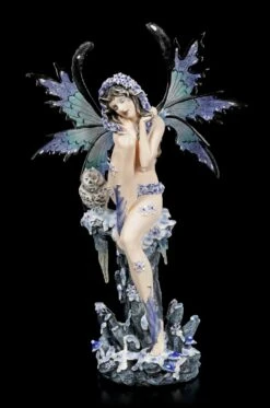 Winter Elfen Figur - Ciana Mit Schnee Eule
