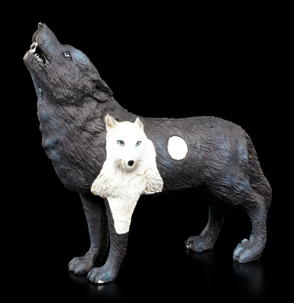 Wolf Spirit Figur - Schwarz 3 Wolf Spirit Figur - Schwarz