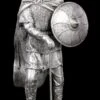 Zinn Wikinger Figur Mit Rundschild -Figurenmodell Geschäft Zinn Ritter Figur Mit Langaxt Und Rundschild 1 1280x1280