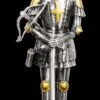 Zinn Ritter Figur Mit Schwert Und Armbrust