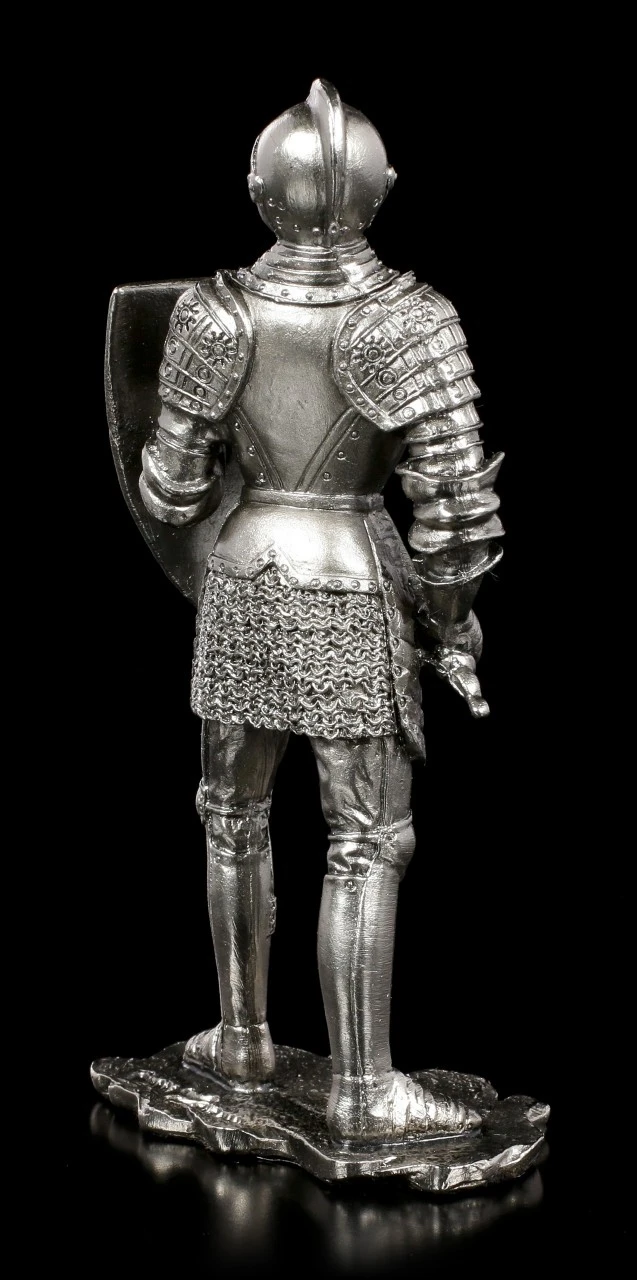 Zinn Ritter Figur Mit Schwert Und Schild 7 Zinn Ritter Figur Mit Schwert Und Schild – Bild 5