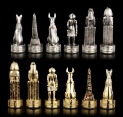 Zinn Schachfiguren Set - Altes Ägypten -Figurenmodell Geschäft Zinn Schachfiguren Set Altes Aegypten 2 1280x1280