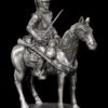 Zinn Soldaten Figur Auf Pferd
