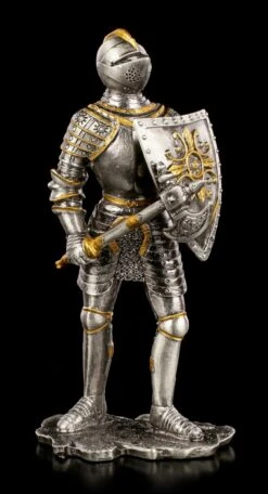 Zinnritter Figur Mit Axt Und Schild