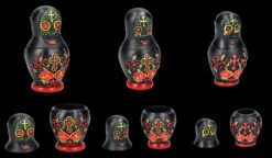 Matrjoschka - Totenköpfe DOD -Figurenmodell Geschäft komplett 1280x1280